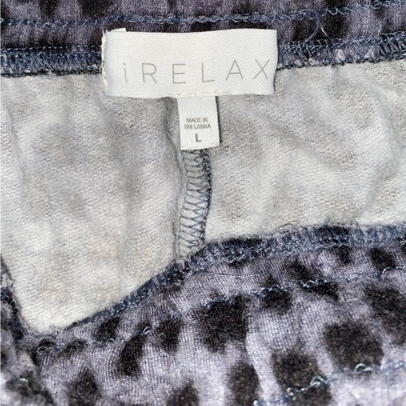 Dillards iRelax Leopard Print Joggers - Picture 2 of 3